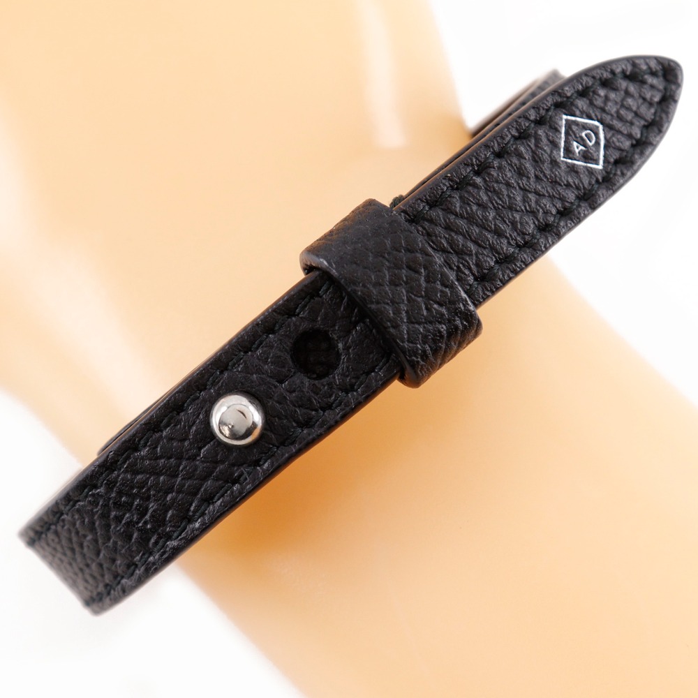 ブレスレット レザー 黒 約7.0g メンズ 中古品