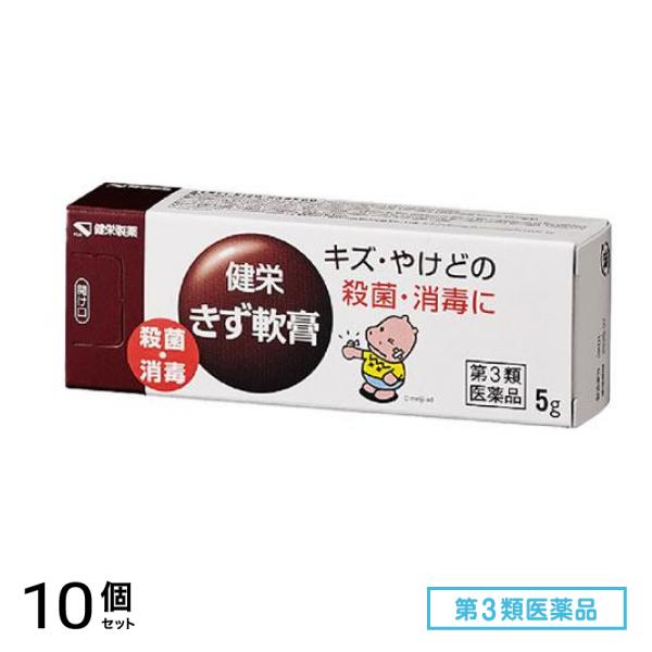 第３類医薬品 健栄きず軟膏 5g 10個セット