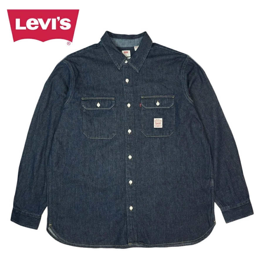 メンズ シャツリーバイス LEVIS ザ ワーカー リラックス フィット デニムシャツTHE WORKER RELAXED FIT DENIM SHIRTワークシャツ
