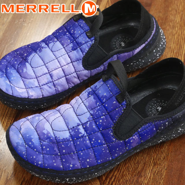メレル MERRELL レディース スリッポン ハットモック アウトドア ローカット 2WAY スリッポン モックシューズ カジュアルシューズ コンフォートシューズ 靴 夜空 J004078 ナイトス