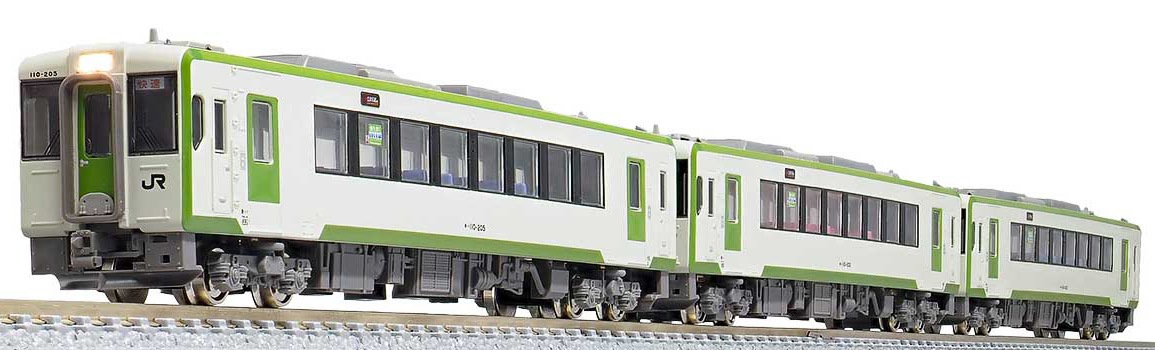 グリーンマックス (N) 31702 JRキハ110形200番代 前期形・快速あがの 3両編成セット（動力付き） GM 31702 キハ110 200バンダイ ゼンキ カイソクアガノ3R