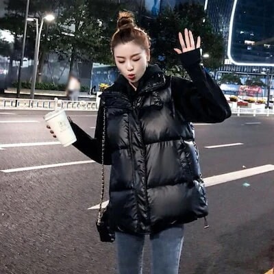 秋冬新品ダウンベストレディースアウター中綿入り防寒着あたっか 軽量ダウンコートダウンジャケット02今日は30パーセント 4,826円