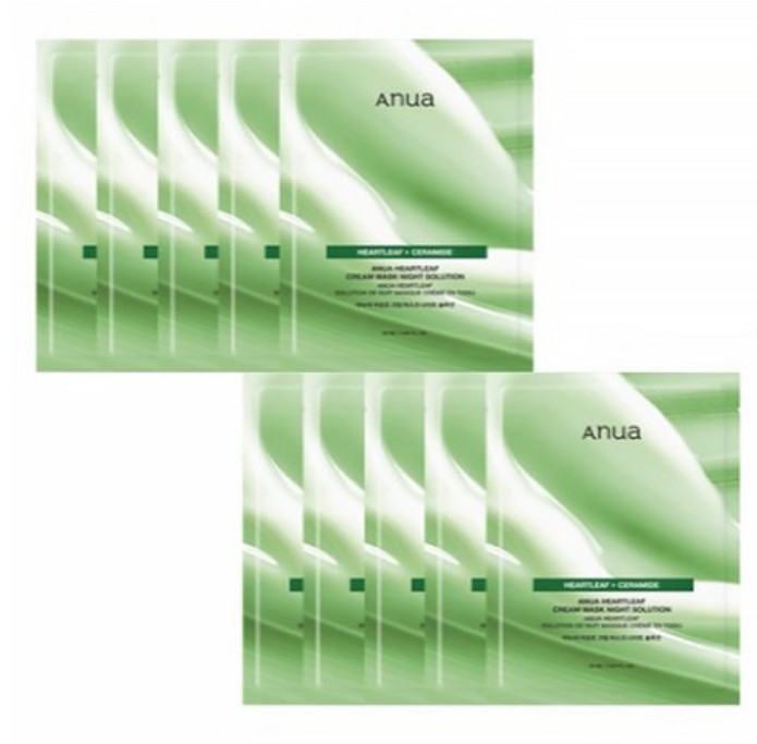 ドクダミ クリームマスク ナイトソリューション 25ml 10枚入