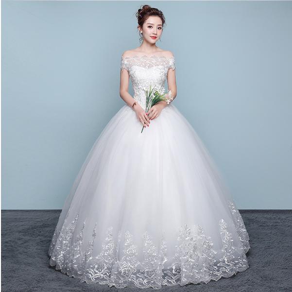 ロングウェディングドレス フォーマル 可愛い花嫁ドレス フリルボリュームドレス 演奏会 結婚式 披露宴ドレス 二次会パーティードレス 旅行海撮影ワンピー ベール パニエ グローブカバー 豪華セット