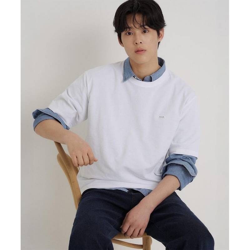 빈폴 BEANPOLE MEN 클럽 라운드넥 반소매 티셔츠 - 화이트 BC6242C421 405948 1758302