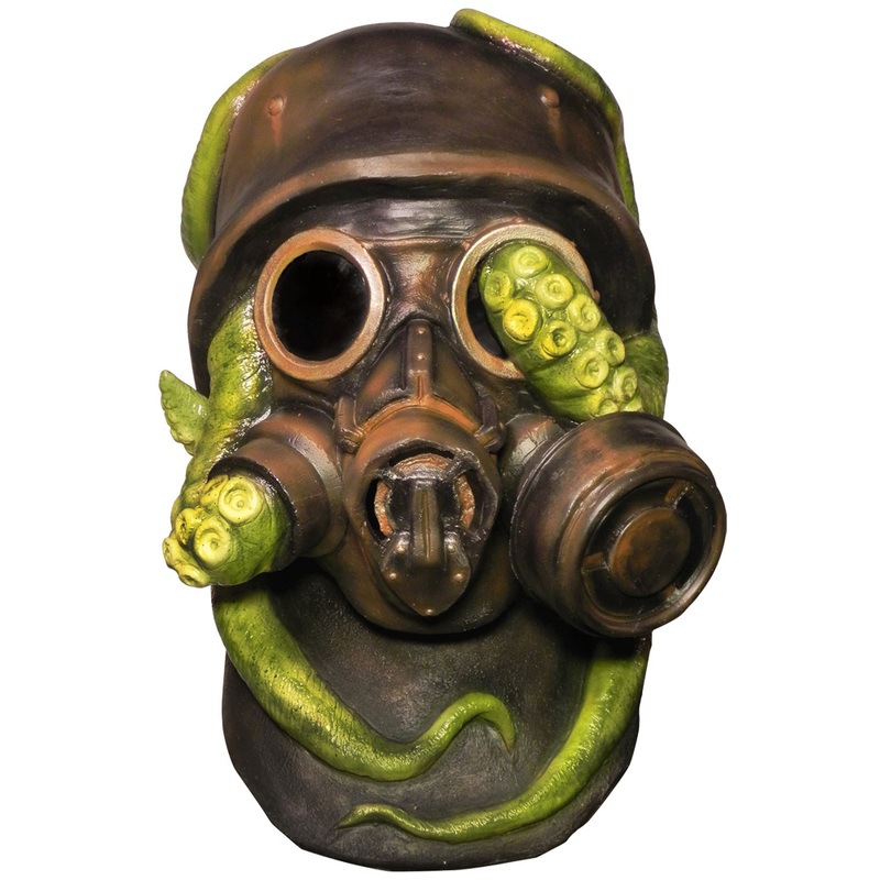 コスプレ 仮装 クラーケンガスマスク 【 コスプレ 衣装 ハロウィン パーティーグッズ おもしろ かぶりもの 怖い マスク ホラーマスク ハロウィン 衣装 プチ仮装 変装グッズ おもしろマスク 面白マ