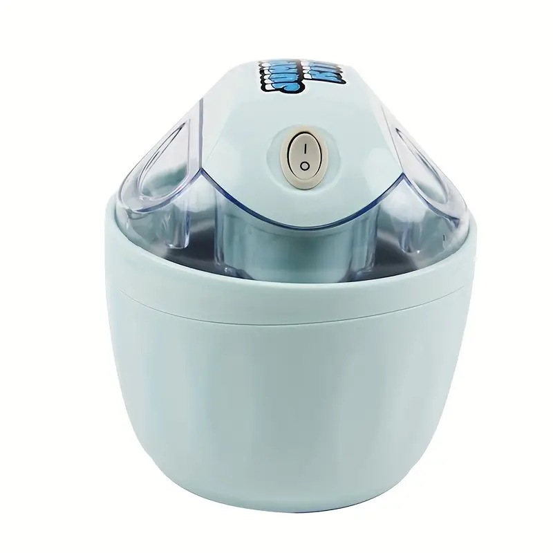 家庭用小型アイスピック製作器小さなボウルとスプーン子供用DIY大容量便利式制氷机(水色)です