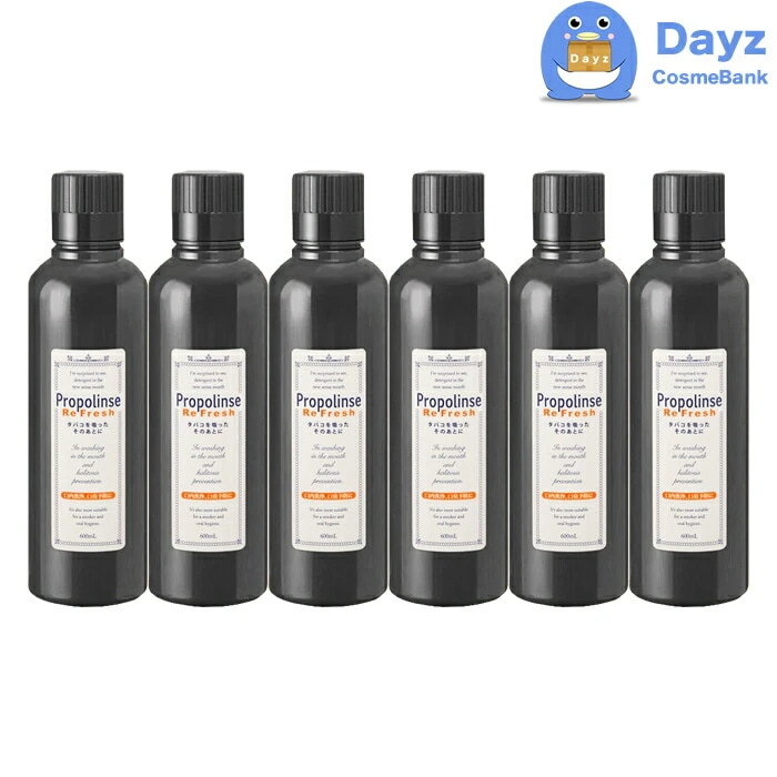 プロポリンス リフレッシュ 600mL　6点セット　グリーンミントフレーバー　　洗口液 口内洗浄 口臭予防 ピエラス　　キャンセル返品不可商品