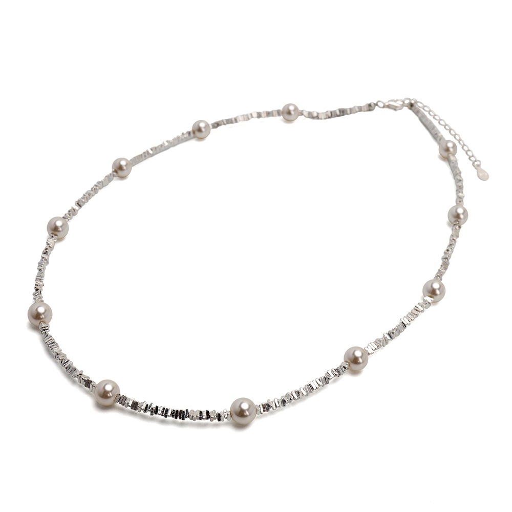 シルバー925 パールネックレス [cn116]