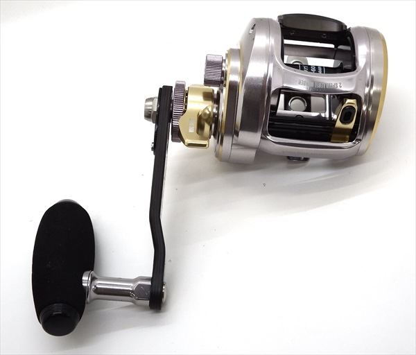 スタジオオーシャンマーク ベイトリール ブルーサファリ 35Hi/R(24)中深海SP ダークシルバー/ゴールド　（右ハンドル）