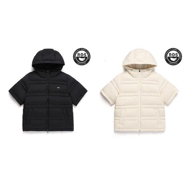 ミルバース半袖軽量グースダウンフード付きジャンパーN244WDW021