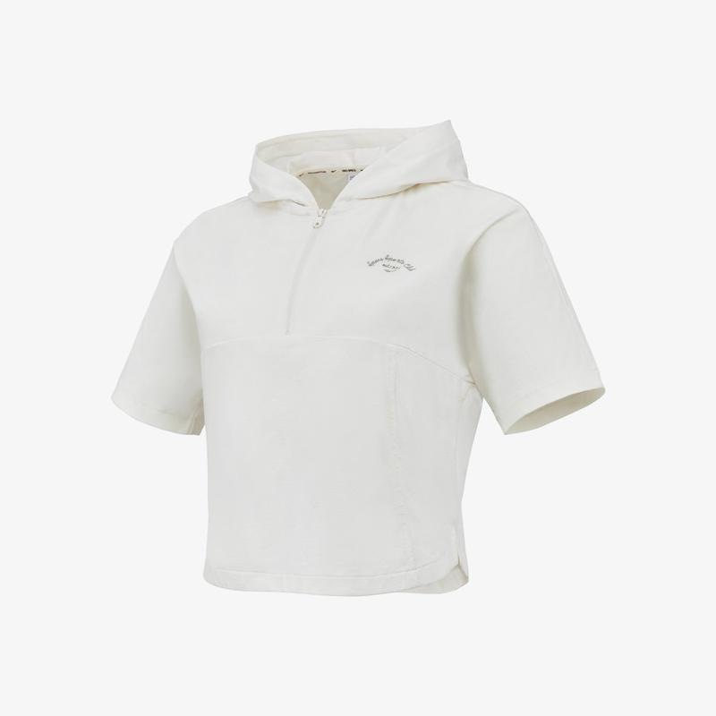 フードハーフジップTシャツ（PS3WN24M331）