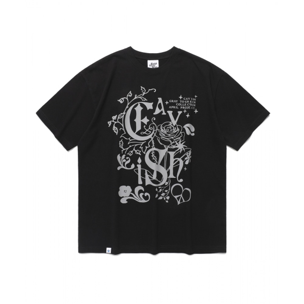 キャビッシュアイビー SS Tシャツブラック (CV2EMUT521B)