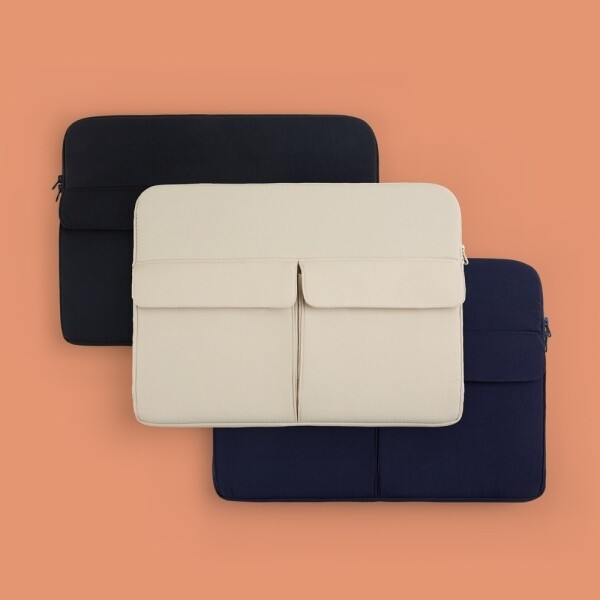 ノートパソコンポーチ_2WAY POCKET (iPad 11/1 ブラック/15インチ