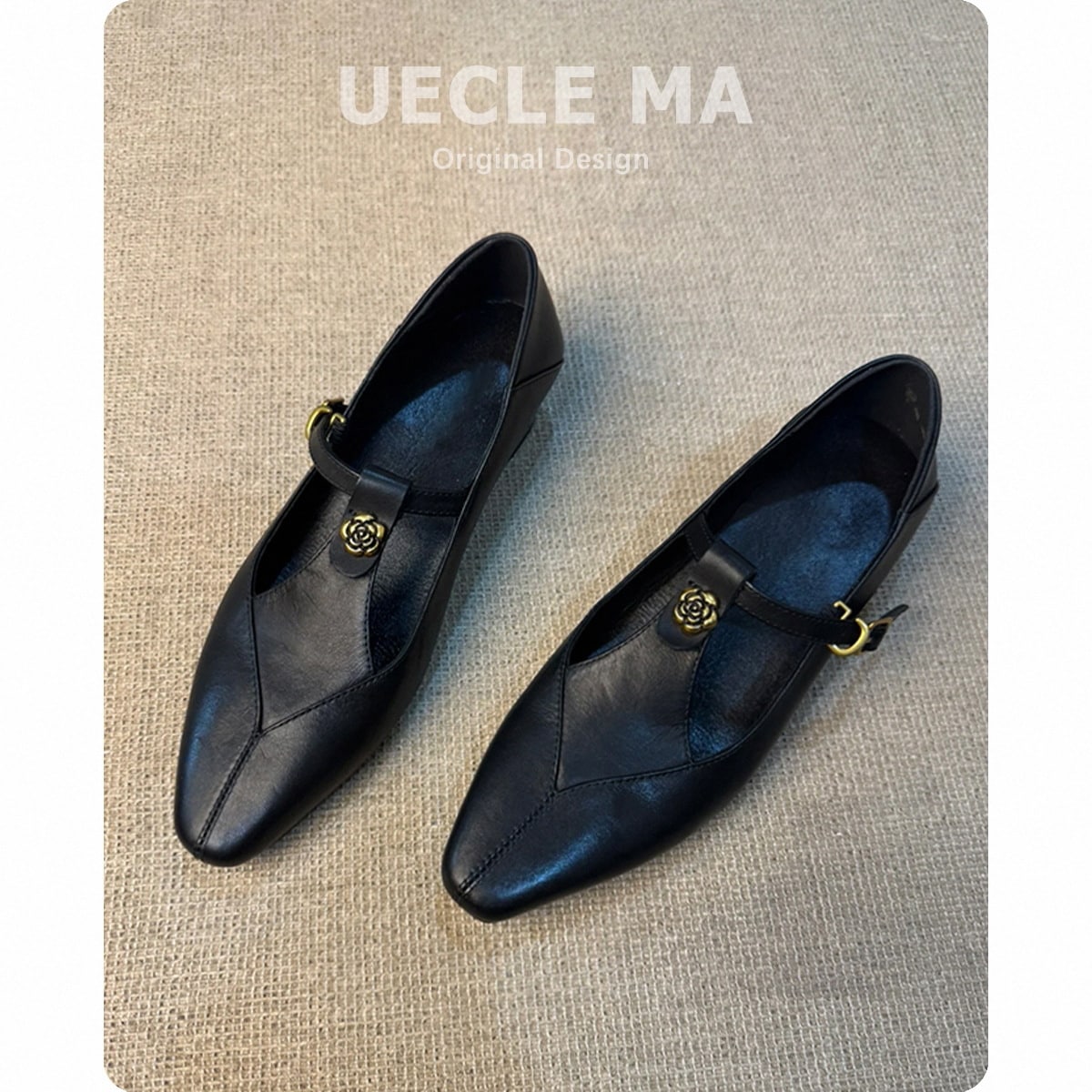 シープスキンバージョン本物のレザーシューズケメリアレトロメアリージェーンシューズレディースメアリージェーンシューズ女性の退屈なフィート太いヒールtベルトフレンチライトマウスシューズ