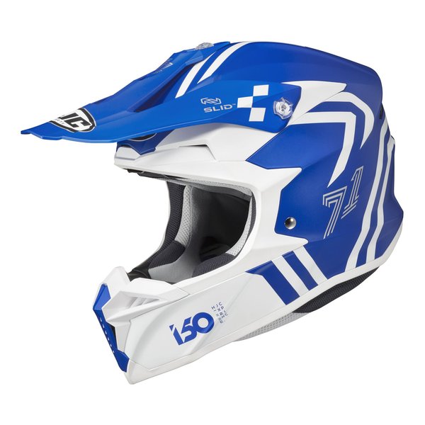 HJH249 I50 ヘックス BLUE/WHITE Sサイズ HJH249BU51S