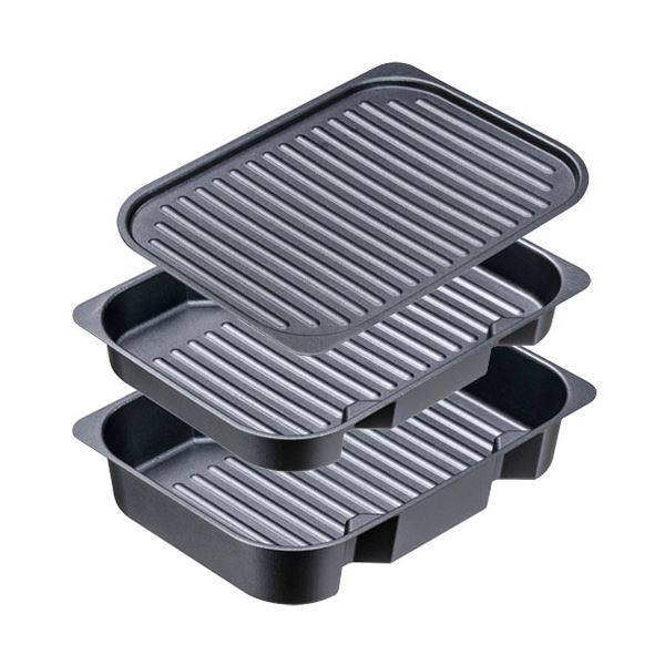 イシガキ産業 グリル名人plus スタッキングプレート/3点セット 4209