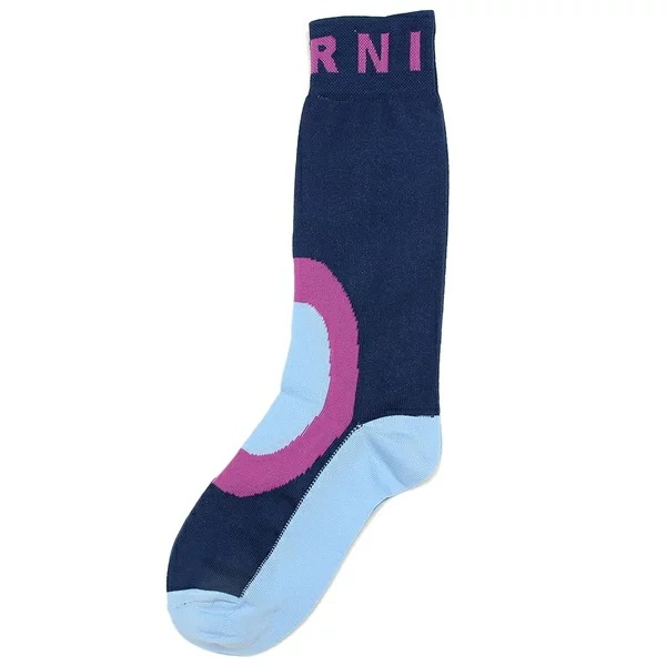 靴下 ソックス ブルー マルチ レディース SKMC0154Q0 UFC134 00B64