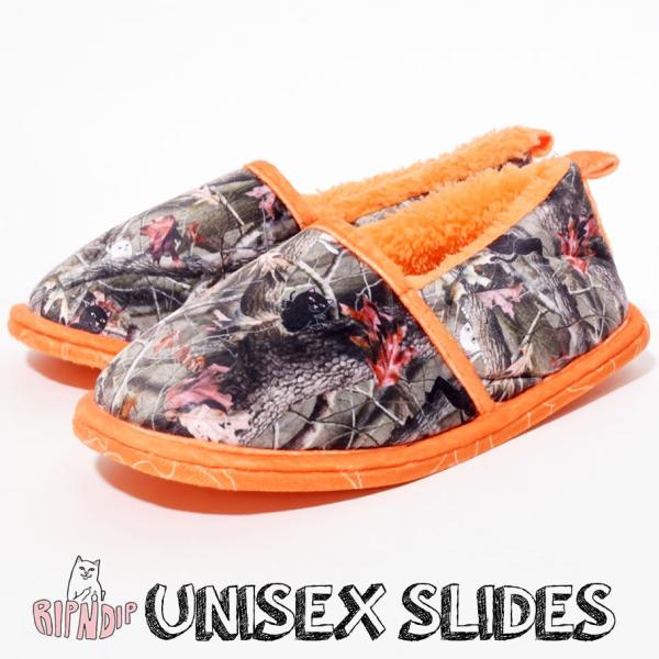 RIPNDIP リップンディップ ルームシューズ メンズ レディース 冬用 あったかい 暖 ストリート ブランド USAモデル Nerm & Jerm Tree Camo House Slippers