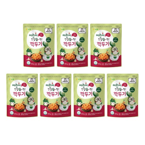 農協食品韓国農協キムチ子供一口愛着カット200g x 7パックおいしい手軽なおかず本飯跡キャンプ
