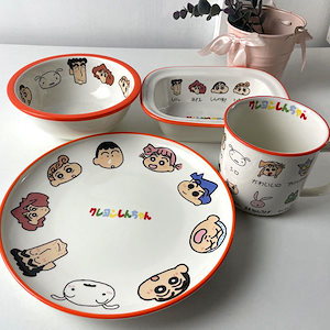 個性的なカラーの陶磁器のステーキの皿の軽い豪華な食器のinsの洋食の皿のサラダの碗のコップのクレヨンの小さい新