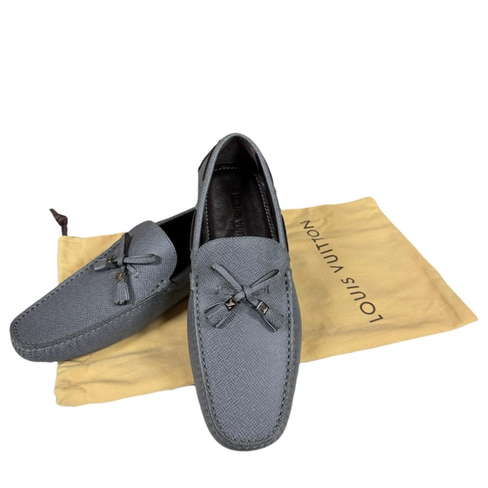 ルイヴィトン ドライビングシューズ タイガ ローファー タイガレザー LOUIS VUITTON 中古 美品