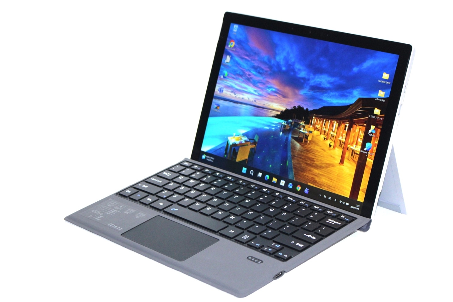 即配 良品 2021年薄軽量モデル Surface Pro 7+ i5-1135G7 8G 256G 12.3タッチ WiFi6 顔認証 Office リカバリ 新品キーボード追加可 AAA評価