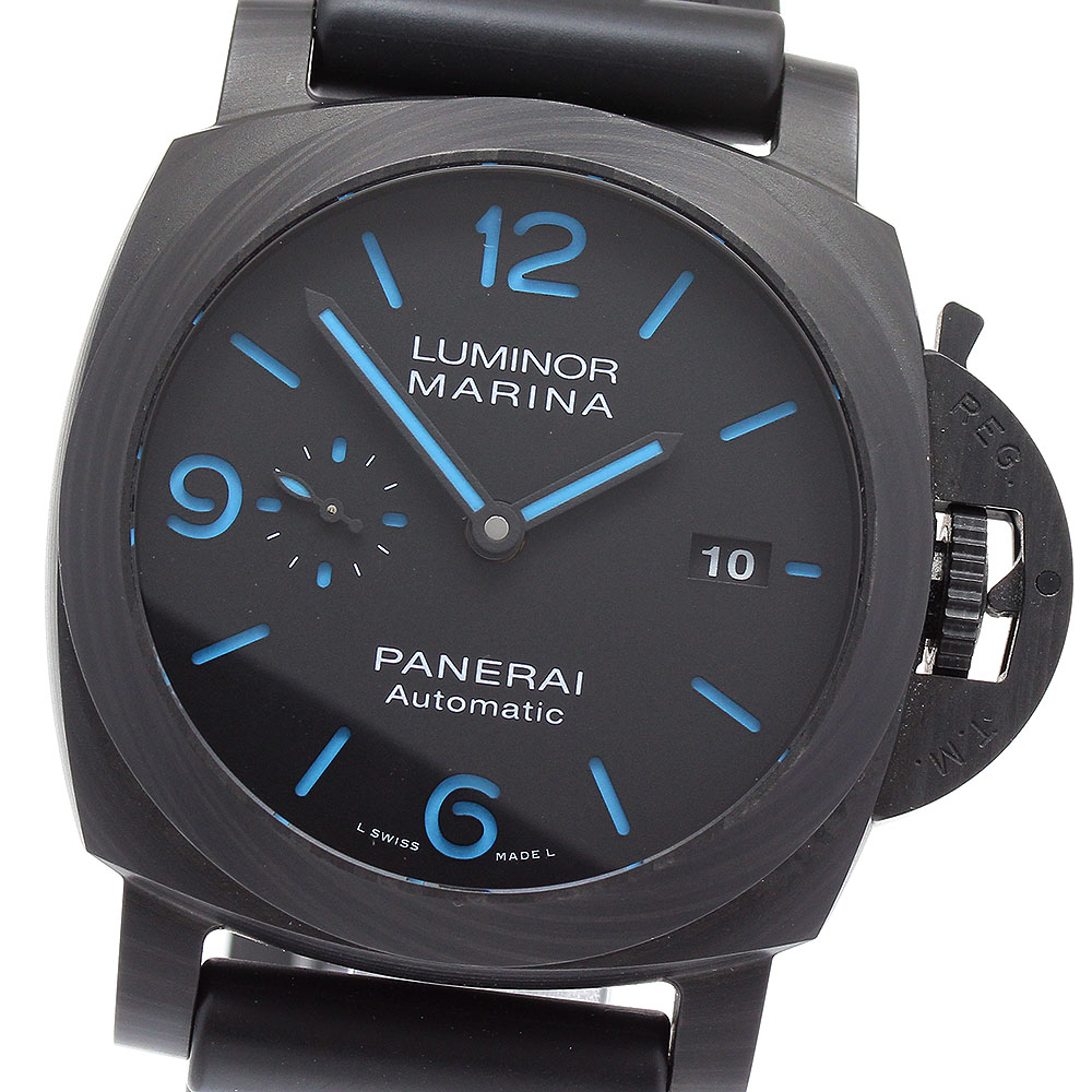 パネライ PANERAI PAM01661 ルミノール マリーナ カーボテック スモールセコンド デイト 自動巻き メンズ 美品 箱・保証書付き_896589【中古】
