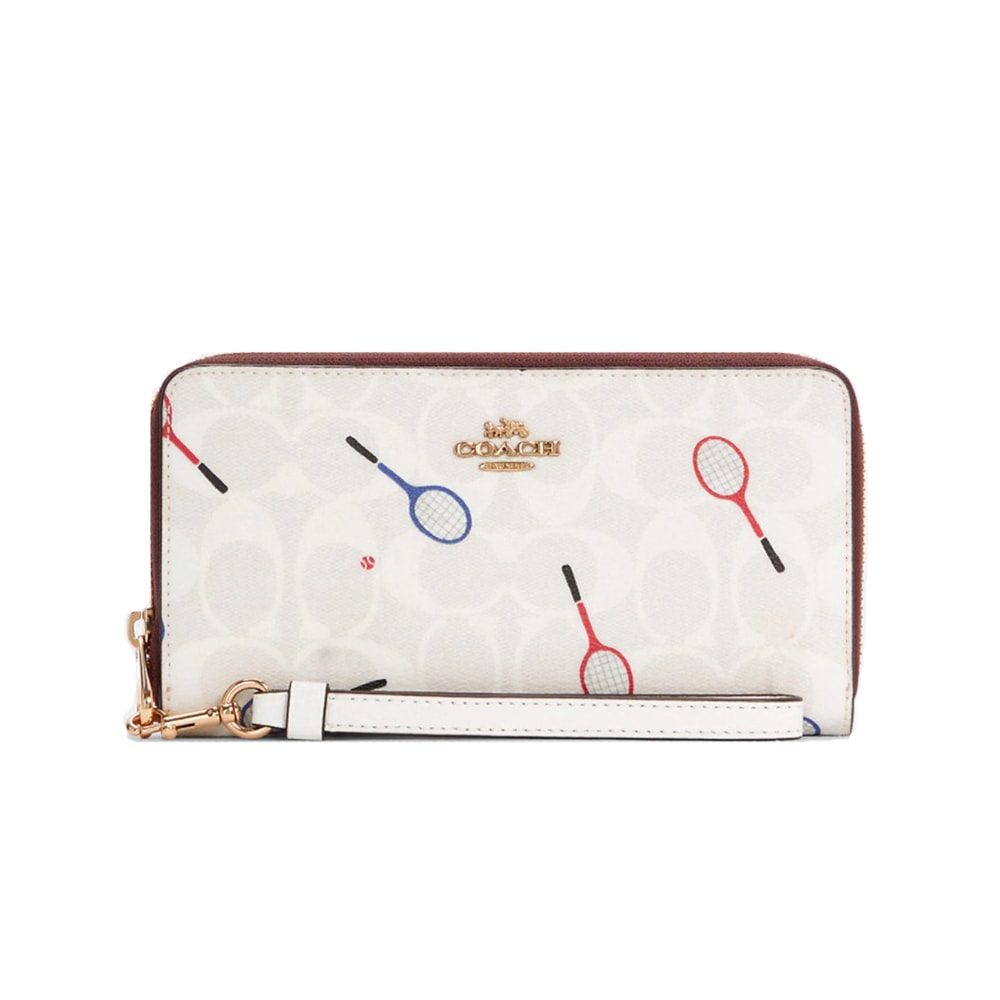 可愛い柄付き ストラップ付 長財布 マルチ財布 C8385