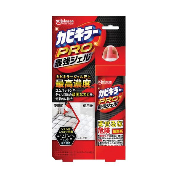 （まとめ） ジョンソンカビキラーPRO 最強ジェル 100g 1本 [x3セット]