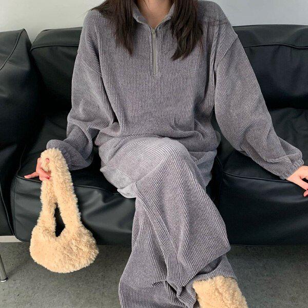 (SET)裏起毛王骨チャンネルセット 冬 女性 裏起毛 セット