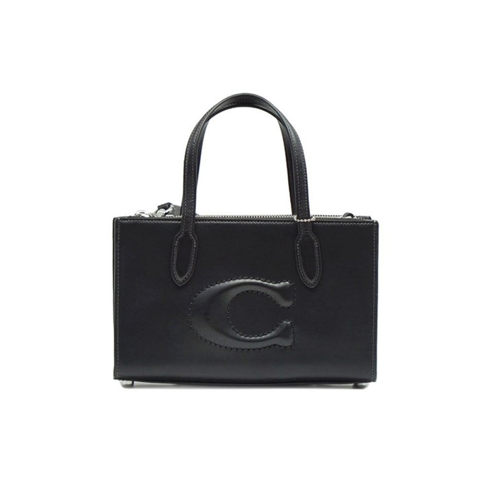 コーチキャププレッダーニーナスモールトートバッグ CR097 SVBK