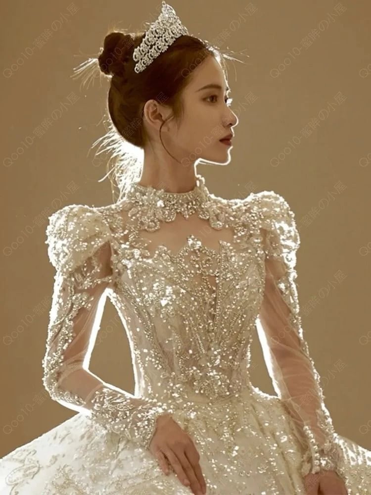 【急速出荷】2024新作 花嫁ロングドレス ウェディングドレス 高級感 白 結婚式ワンピース 二次会ドレス 花嫁 パーティードレス 結婚式 ドレス パーティードレス パーティードレス-39