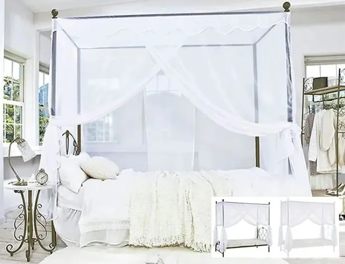 ベッド ベッドフレーム セミダブルベッド ベット パイプベッド ベットフレーム セミダブル ローベッド かわいい 姫系 プリンセス 白 ゴールド 天蓋付