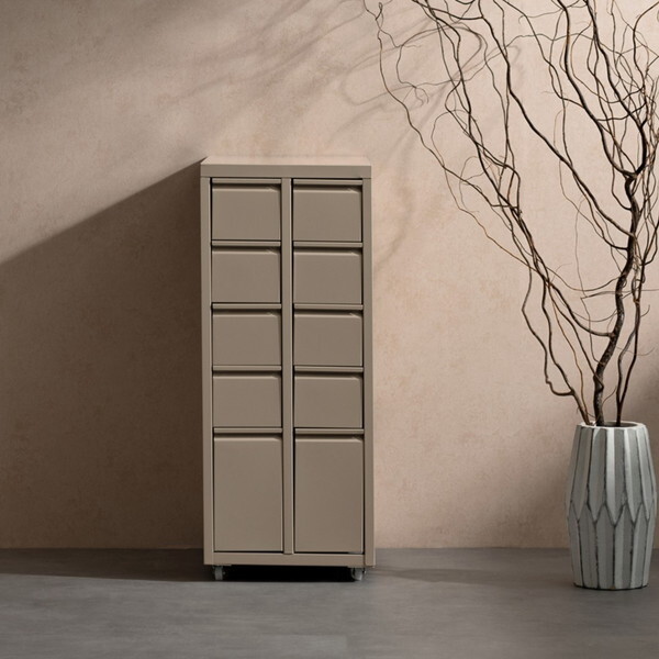 宮武製作所 DCB-10D BE ベージュ Muun(ムーン) ドロワーキャビネット メーカー直送