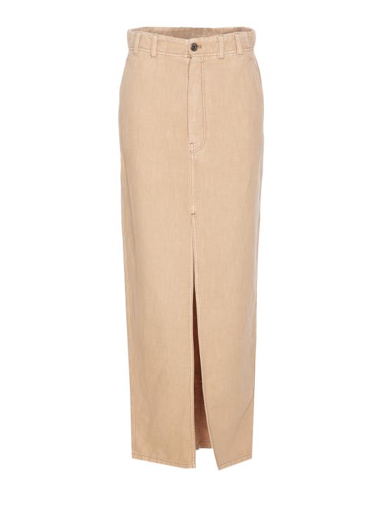 BRUNELLO CUCINELLI Women Mid Skirts ML996G3822 C2910 Beige