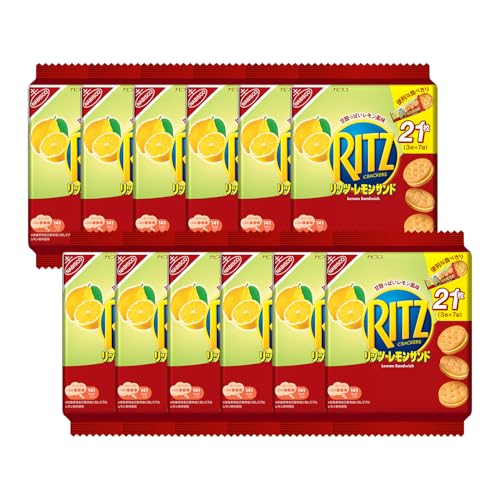 モンデリーズ リッツ ファミリーパック レモンサンド 187g（7袋）×12個