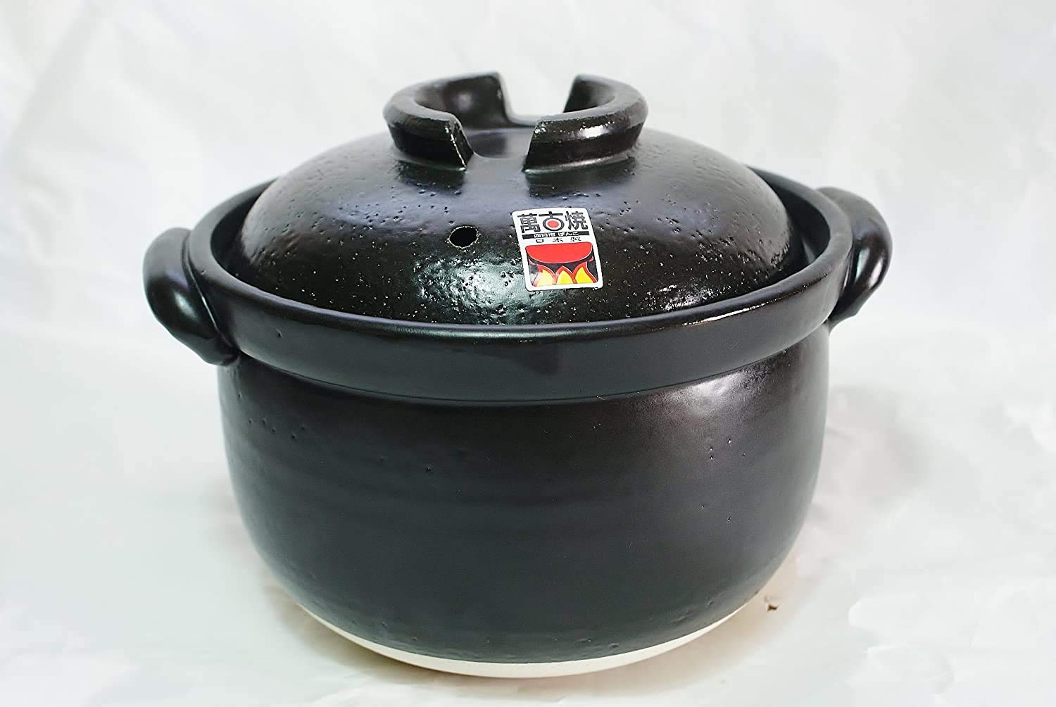 最安値挑戦中 ふっくらご飯鍋 二重蓋 3合炊 萬古焼 ばんこ焼土鍋 陶器 日本製