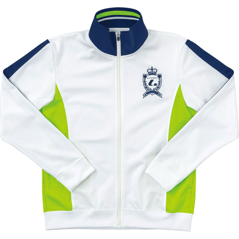 LUCENT(ルーセント) レディース ウォームアップシャツ ホワイト テニス トレーニングシャツ ウィメンズ (xlw6320)