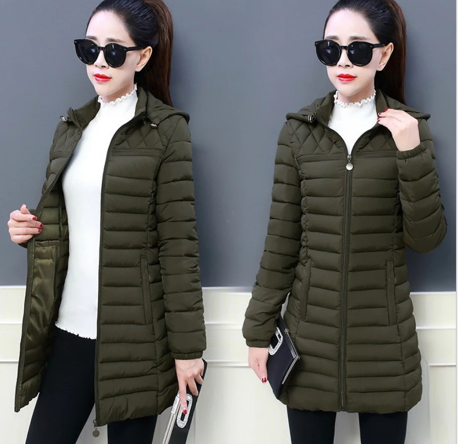 Hot!!!の入荷 中綿ダウンコート レディース 40代 ロング丈 軽い ダウン風コート 冬服 厚手 アウター 中綿コート 中綿ジャケット フード付き 暖かい スリム 防寒 おしゃれ