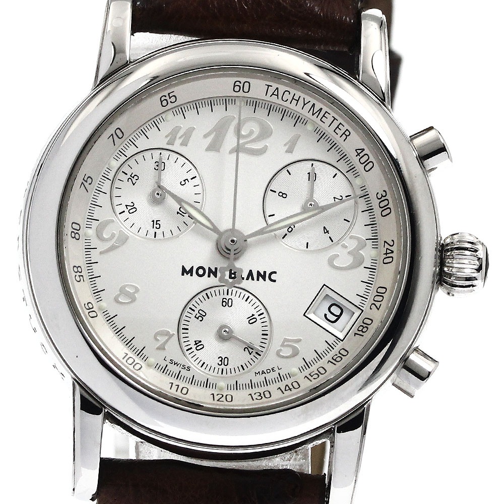 モンブラン MONTBLANC 7039 マイスターシュティック クロノグラフ クォーツ レディース _890705【中古】