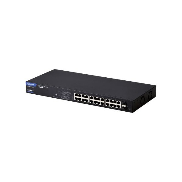 EHB-SG2C24F-HPL 法人向けスイッチングハブ/WEBスマート/Giga/PoE/24ポート/大容量/3年保証