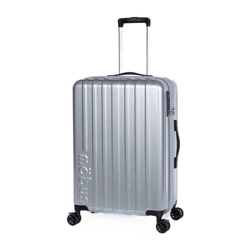 MOBUS　スーツケース ジッパータイプ 宿泊目安：4～6日間 065L 拡張機能搭載 フットストッパータイプ USB充電ポート付属 mobus シルバー　MBC-1912-24W 18,308円