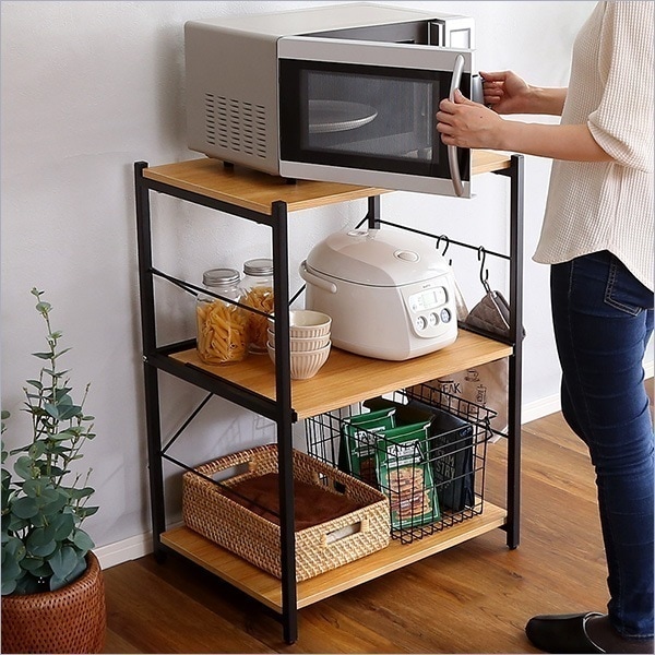 ヴィンテージ スリム レンジ台 60cm幅 スライドトレー