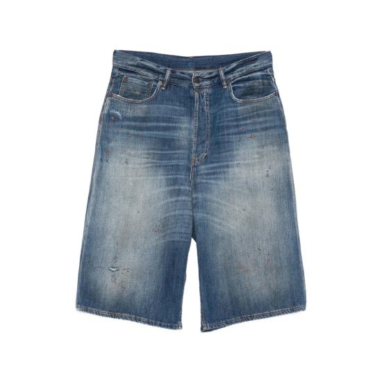 ACNE STUDIOS Men Denim Shorts BE0213 MIDBL BLUE