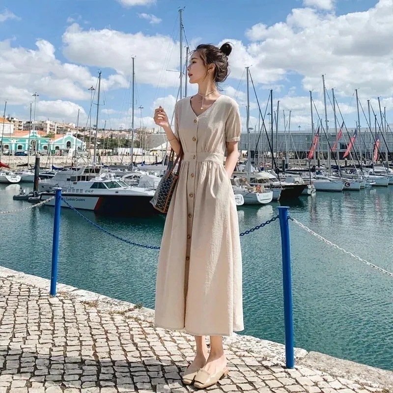 メガ割 日で出荷 レディース フシャツ 2 25新型桔梗スカート膝上気質ウエロングスカート ドレス 韓国ファッションgrowness