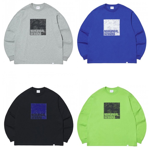 [NOMANUAL ]韓国の人気ドラマの中のファッション/N.S長袖Tシャツ(NM31LS05M1ML)長袖シャツ