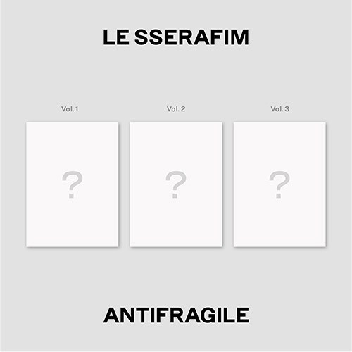 ルセラフィム ミニ 2集 3点セット ANTIRAGILE 1+2+3 Ver LESSERAFIM
