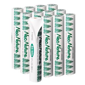 (まとめ) クリエイティア FSC認証感熱FAXロール紙 Neo Nature B4 幅257mm×長さ30m 芯内径0.5インチ 表発色 F734FSC 1本 (×10セット)