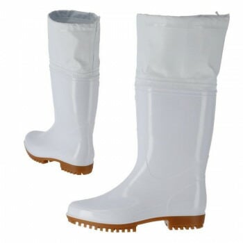 弘進ゴム　長靴（P.V.C製）　ゾナG5　白　カバー付　26.5cm　C0161AA